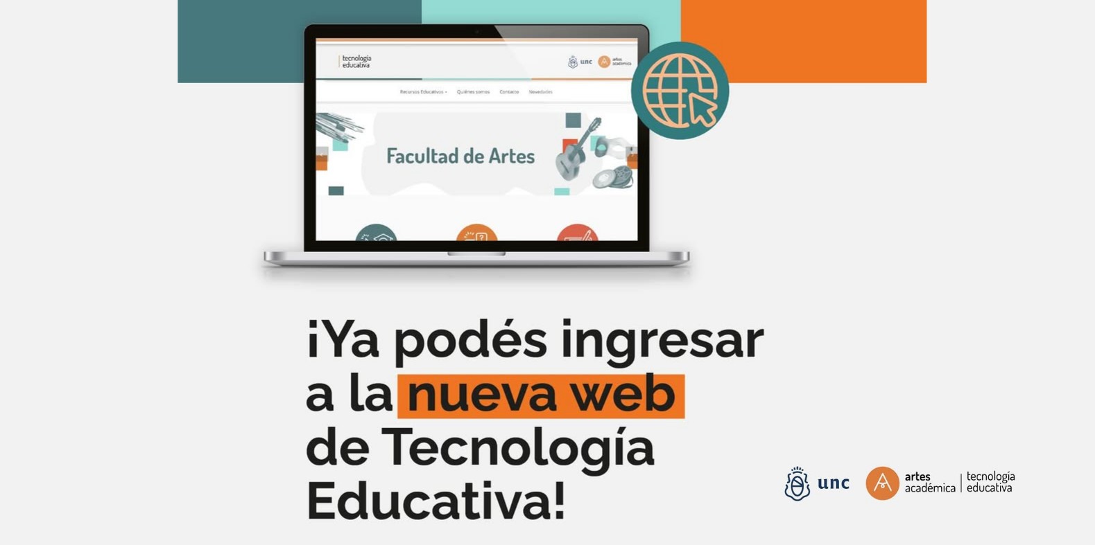 Ingreso a la web de Tecnología Educativa