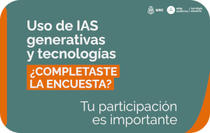Encuesta tecnologías Artes UNC